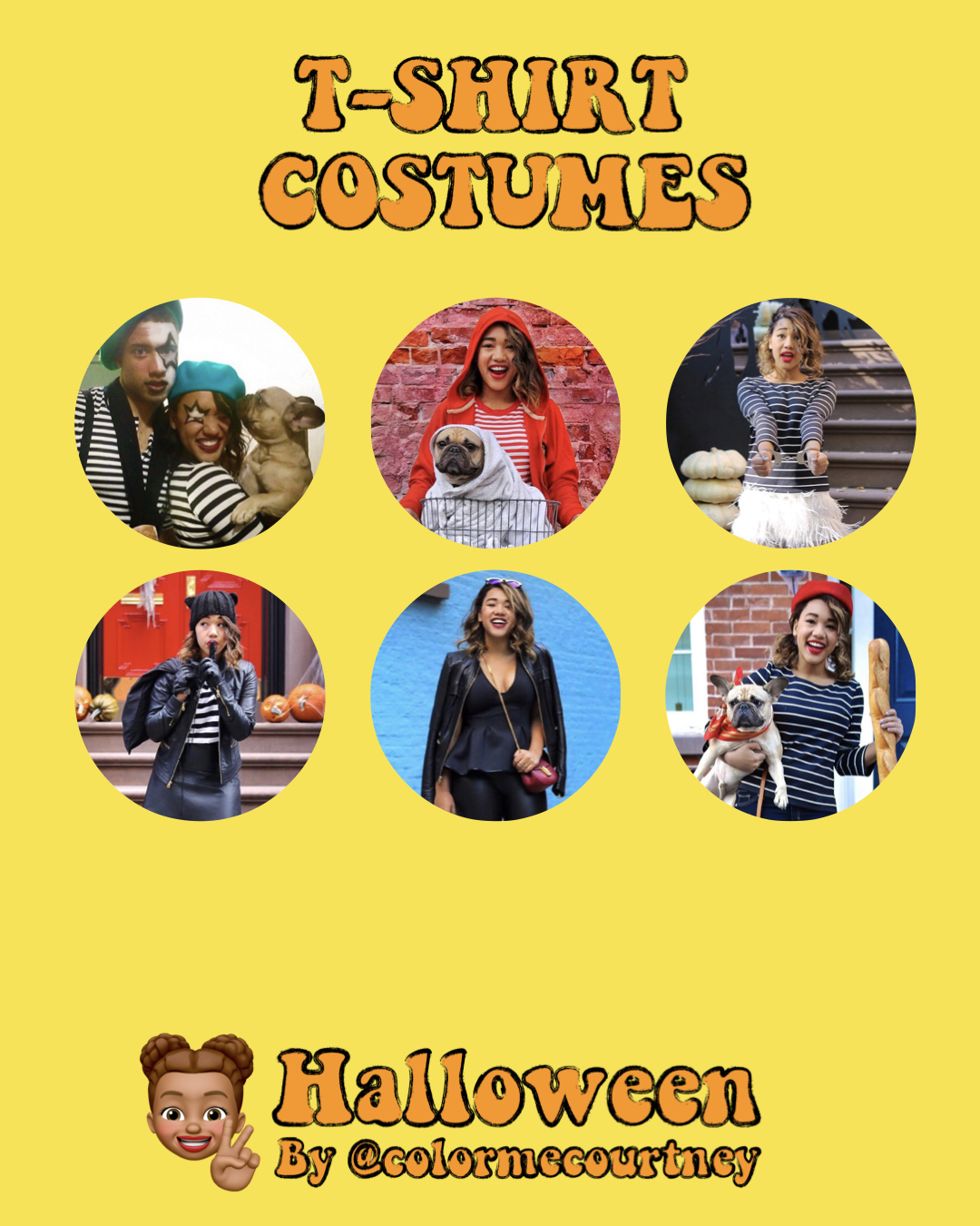 Color Me Courtney Easy T Shirt Halloween Costumes